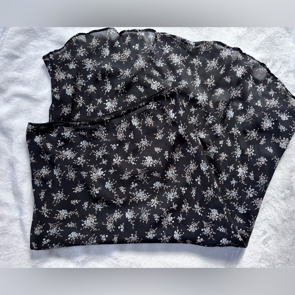Vintage Ricki’s floral midi skirt